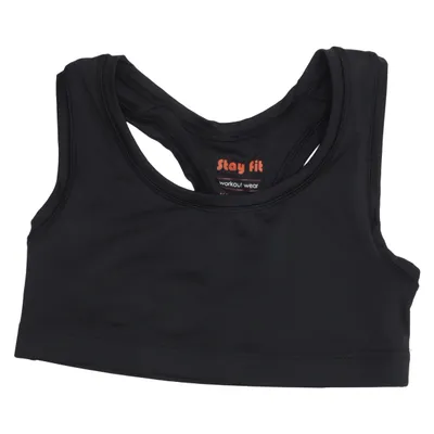 Sports bra (Black) from Stay Fit Elastane, Polyester