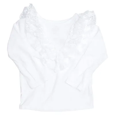 Blouse (White) from H&M Cotton, Elastane, Polyamide