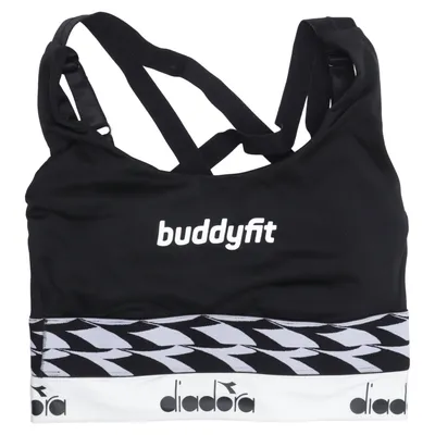 Sports bra (Black, White, Gray) from Diadora Polyester