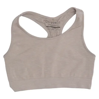 Sports bra (Beige) from Chiquelle Activewear Elastane, Polyamide, Polyester