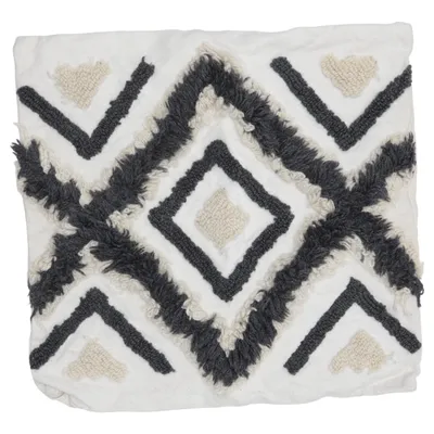 Pudebetræk (Hvid, Sort, Beige) fra H&M Home Bomuld, Uld