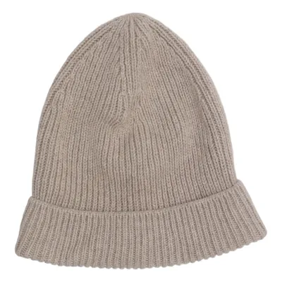 Beanie (Beige) from The Slow Label Cashmere, Organic cotton