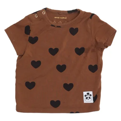 T-shirt (Bruin, Zwart) van Mini Rodini Elastaan, Lyocell