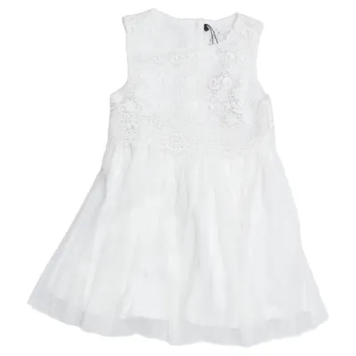Flower girl dress (White) from Young Dimension Cotton, Polyester