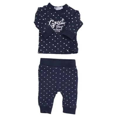 Set (Blue, White) from Dirkje Cotton, Elastane