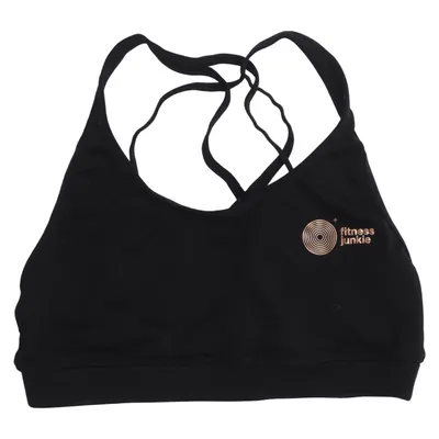 Sports bra (Black) from Fitness Junkie Elastane, Polyamide