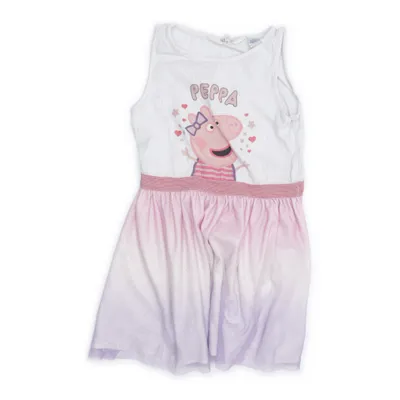 Robe (Blanc, Violet, Rose) de H&M x Peppa Pig Coton, Polyester