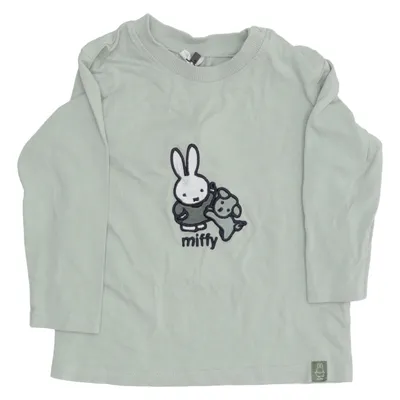 Långärmad t-shirt (Grön) från Miffy Bomull, Elastan