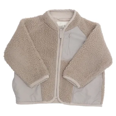 Fleece jacket (Beige) from Konges Sløjd Polyester