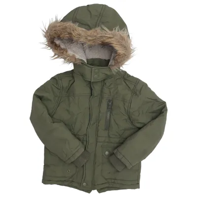 Winter jacket (Green) from Juniors Acrylic, Polyamide, Polyester
