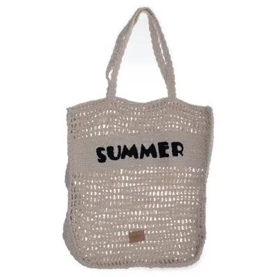 Beach bag (White, Multicolored) from Soho