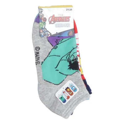 Chaussettes (Sneaker Socks) de Marvel Avengers Coton, Élasthane, Polyester
