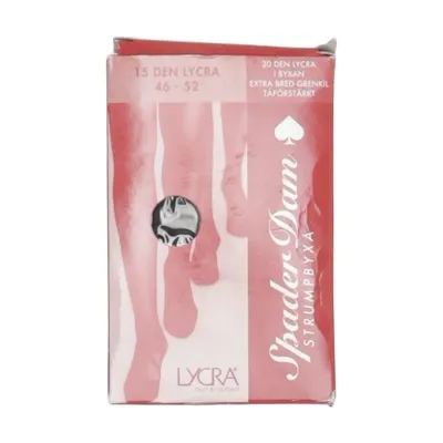 Nylonstrumpbyxor (Röd) från Spader Dam Elastan, Polyamid