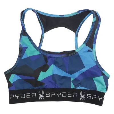 Brassière (Bleu, Noir, Vert, Multicolore) de Spyder Élasthane, Polyamide, Polyester