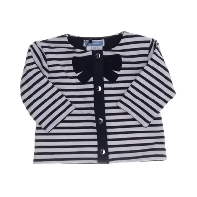 Cardigan (Blue, White) from Jacadi Paris Cotton, Elastane