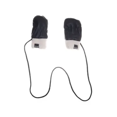 Mittens (Black, White) from Elodie Polyurethane, Polyester