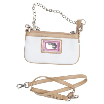 Sac à bandoulière (Blanc, Beige) de Roccobarocco