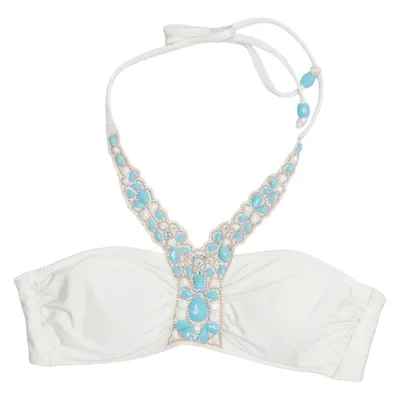 Bikini top (Wit, Meerkleurig) van H&M Elastaan, Polyamide, Polyester