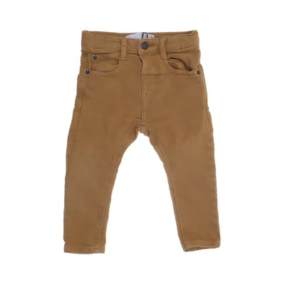 Spijkerbroek (Bruin) van Zara Baby Katoen, Elastaan, Polyester