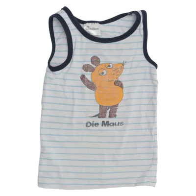 Débardeur (Blanc, Bleu, Multicolore) de DieMaus Coton, Élasthane
