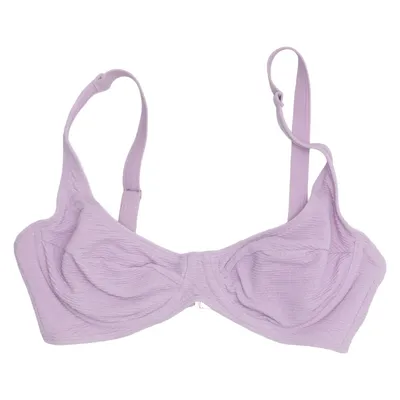 Bikini top (Purple) from Ivory Rose Elastane, Polyamide, Polyester