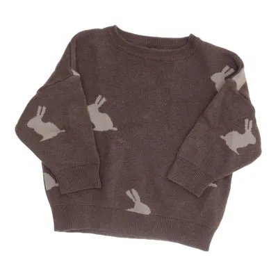 Tröja (Brun, Beige) från Konges Sløjd Merinoull, Ekologisk bomull