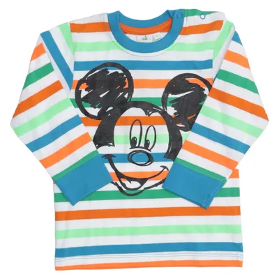 Långärmad t-shirt (Blå, Flerfärgad) från Disney Baby Bomull, Polyester