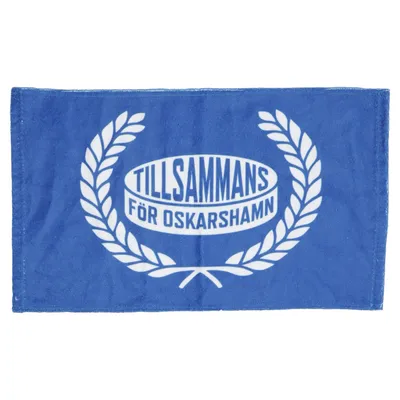 Handduk (Blå, Vit) från Voky Polyester