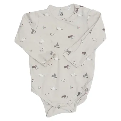 Body (Beige) de Åhléns Kids Coton, Élasthane