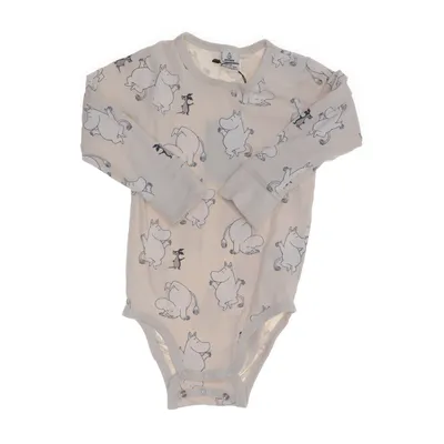 Body (Beige, Flerfärgad) från Moomin by Lindex Bomull, Elastan