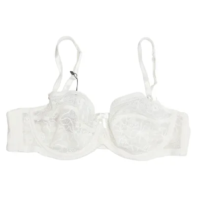 Soutien-gorge (Blanc) de Miriale Coton, Élasthane, Polyamide