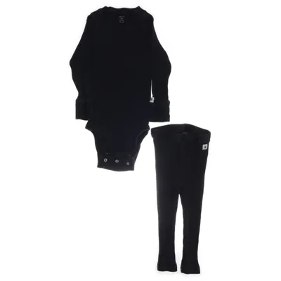 Set (Svart) från Lindex Baby Bomull, Elastan