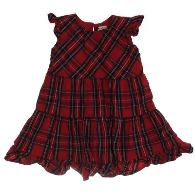 Klänning (Röd, Flerfärgad) från Crewcuts Bomull, Elastan