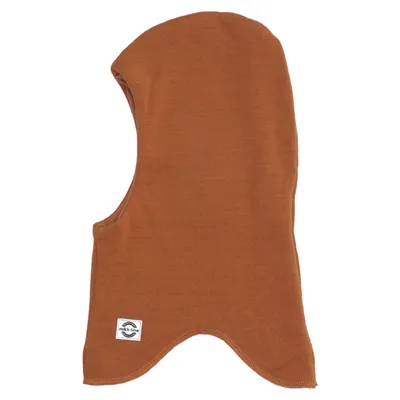 Cagoule (Marron) de Mikk-line Acrylique, Coton, Élasthane, Laine