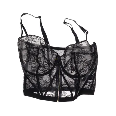 Bustier (Sort) fra ASOS Elastan, Polyamid