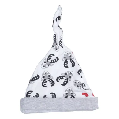 Beanie-Mütze (Weiß, Grau, Schwarz) von Baby by Ellos Baumwolle