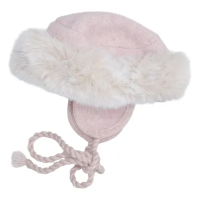 Trapper-Mütze (Pink, Beige) von Giesswein Wolle