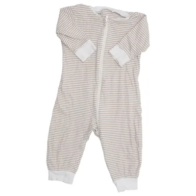 Sparkdräkt (Beige, Vit) från Lindex Bomull