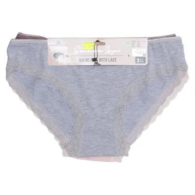 Panties (Bikini Slip With Lace) from The Skandinavian Brand Cotton