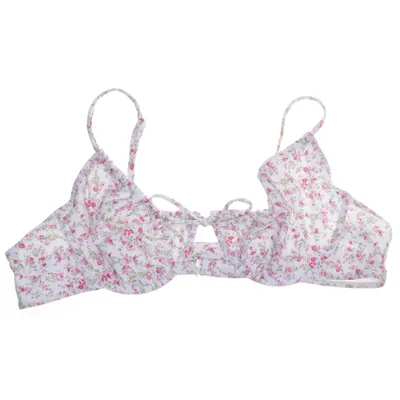 Bikiniöverdel (Vit, Flerfärgad) från Bik Bok Swimwear Polyester, Elastan