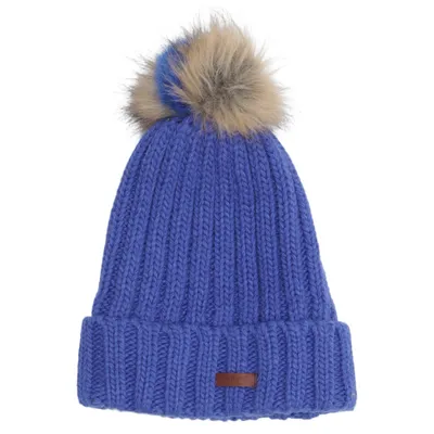 Bonnet à pompon (Bleu) de Barts Acrylique, Polyamide, Polyester, Laine