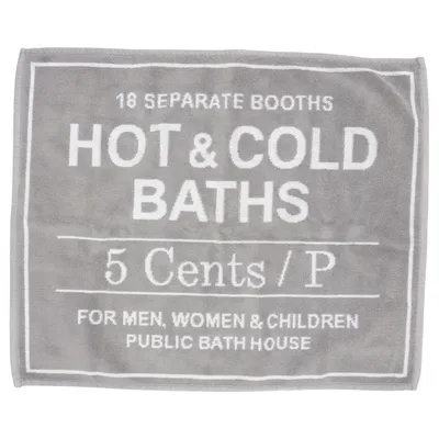 Badrumsmatta (Grå) från H&M Bomull