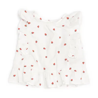 Blus (Vit, Röd) från Zara