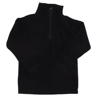 Fleece jacket (On the Peak • fleecejacka • fleecetröja • half zip • svart • stl 98/104 • barn • unisex • varm • mjuk • mellanlager • lager-på-lager • förskola • friluftsliv • gorpcore • outdoorcore • scandi kids) from On the Peak