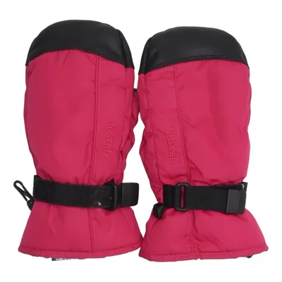 Mittens (Pink, Black) from Hestra Polyester, Polyurethane