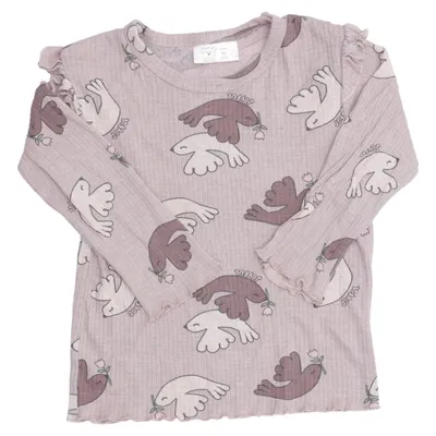 Long sleeve T-shirt (Beige, Brown) from Baby Cotton