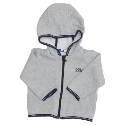 Hoodie (Gray, Blue) from Hugo Boss Cotton, Polyester, Viscose