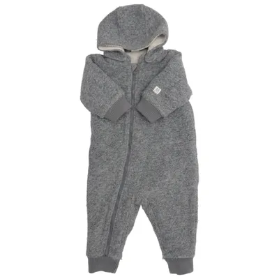 Heldragt (Grå) fra Lindex Baby Polyester, Uld