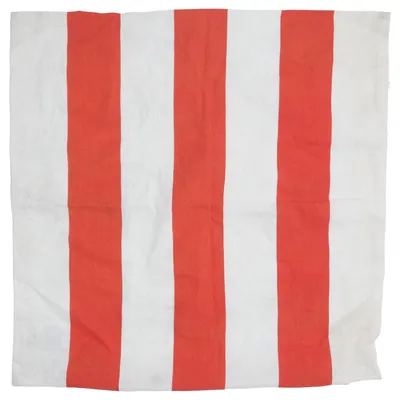 Cushion cover (Red, White) from H&M Home Cotton, Linen