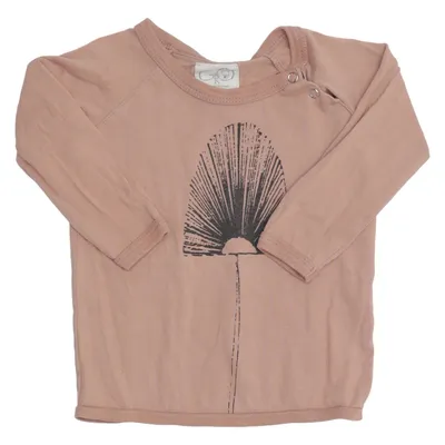 T-shirt à manches longues (Marron) de Gro Coton, Élasthane